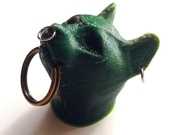 3D Printed Cat Clipper Lighter Leash with Retractable Keychain