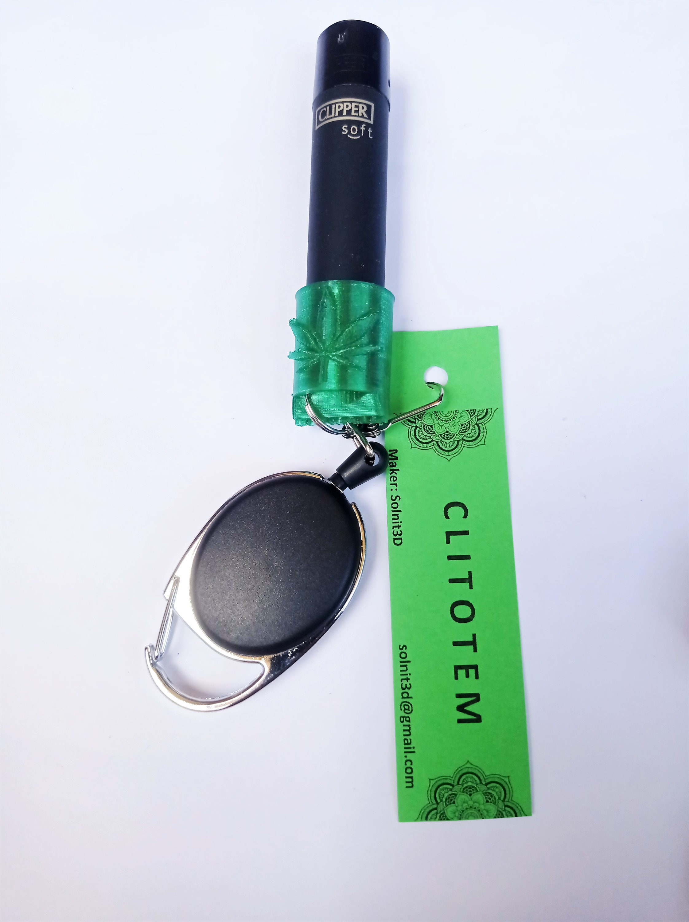 Bic lighter holder key chain or lanyard lighter case cover 3D model 3D  printable