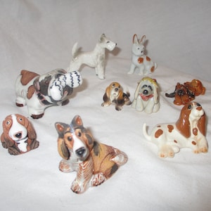 Dogs figurines (IV), Dog lover, Fairy Garden, Doll House accessories, Miniatures,  Terrariums, Dioramas,