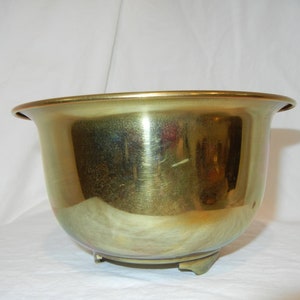 Brass Bowl, Vintage Mid Century
