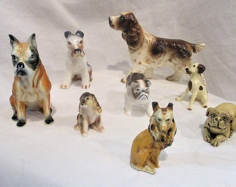 Figuras de perros (V), Amante de los perros, Jardín de hadas, Accesorios para casas de muñecas, Miniaturas, Terrarios, Dioramas,
