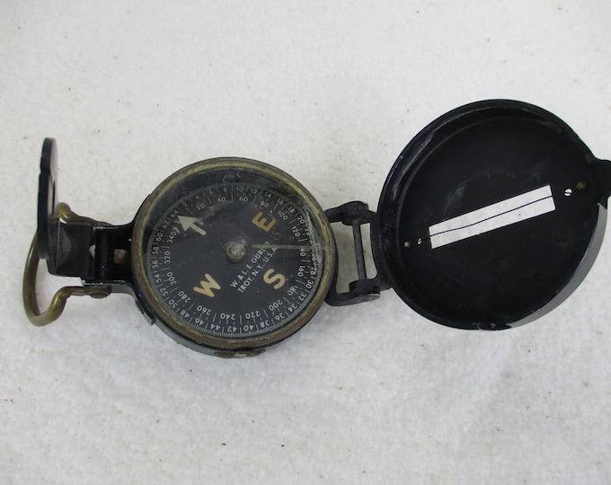 Field Compas WW II Field Compass Manufactured by W & L..E. Gurley, Army Compass ...