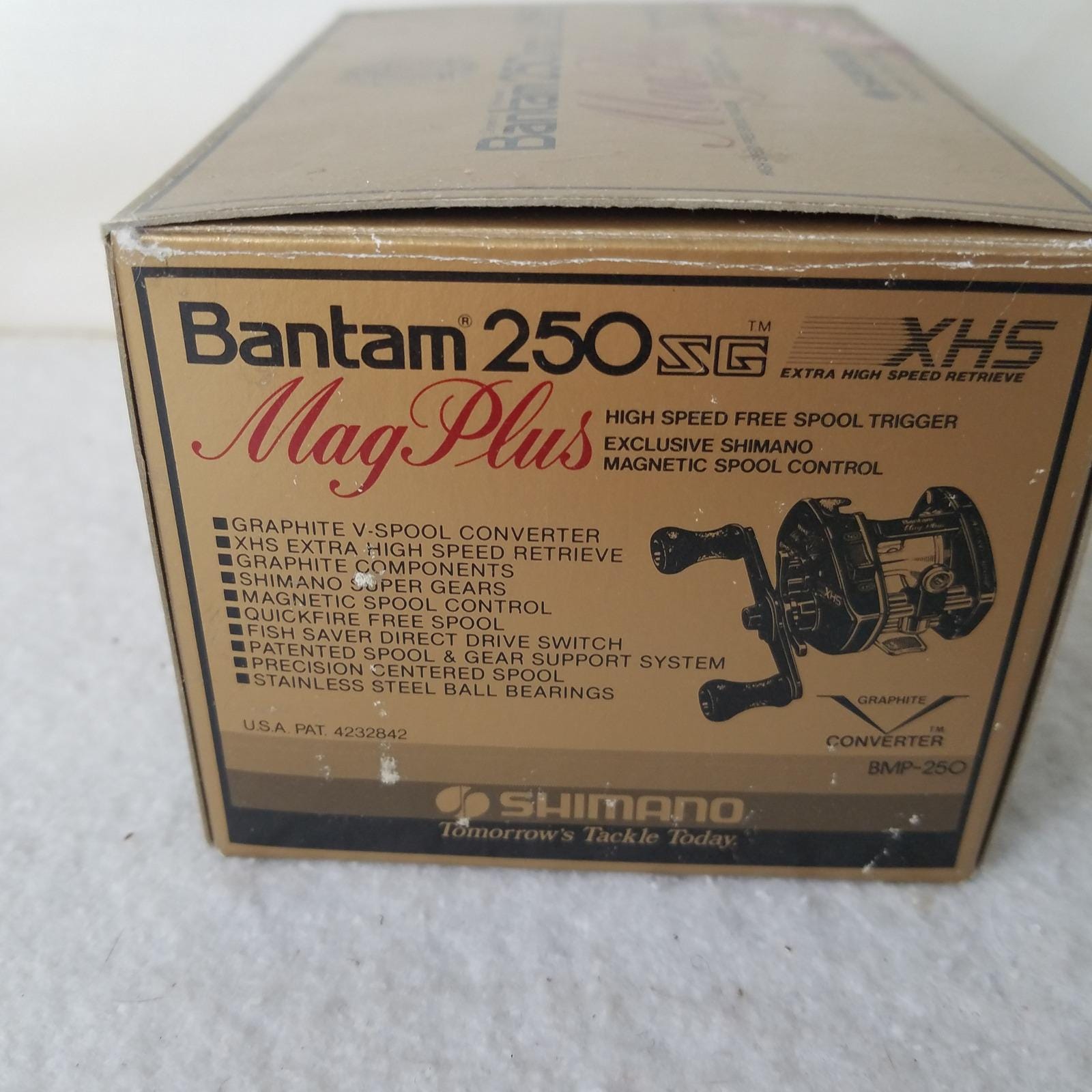 Shimano Bantam Mag Plus BMP 250SG XHS Baitcasting Reel Box Tools