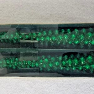 Vintage tapered candle set of 2 evergreen tree gold star Christmas holiday NIP