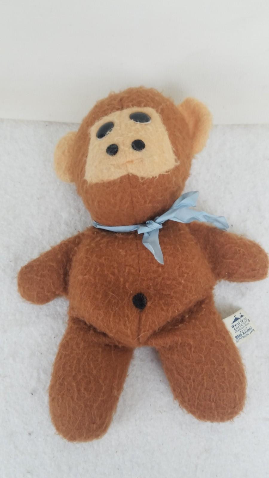 アニマルフェア社 ヴィンテージ ぬいぐるみ モンキー 1974年 ブルー