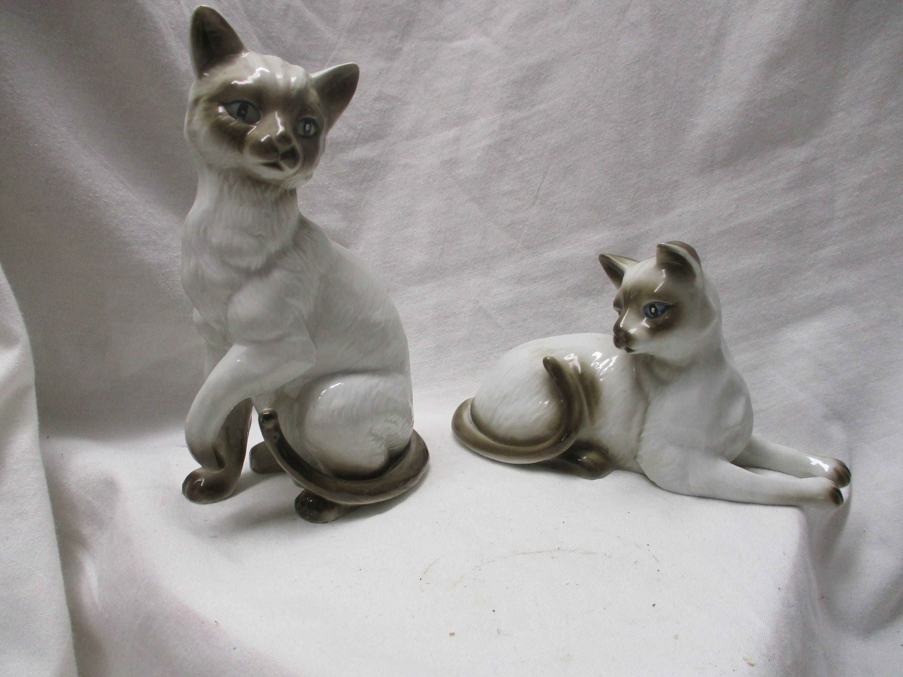ビクトリア陶器シャム猫の置物ペア、猫好き、動物好き、 - Etsy 日本 ビクトリア陶器シャム猫の置物ペア、猫好き、動物好き、 - Etsy 日本