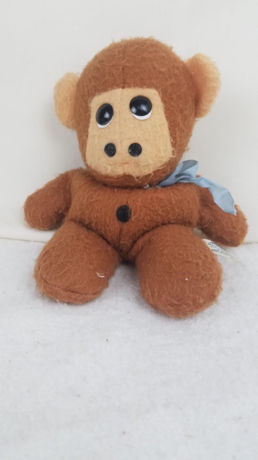アニマルフェア社 ヴィンテージ ぬいぐるみ モンキー 1974年 ブルー