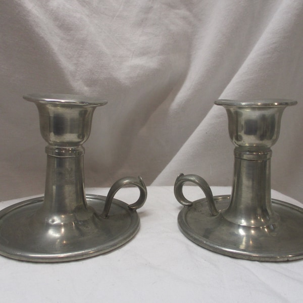 Pewter Candle Holder Etsy