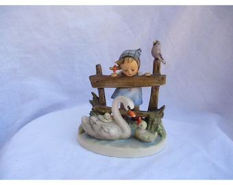 Figura de Hummel Goebel Amigos emplumados n.° 344, regalo coleccionable para el Día de la Madre