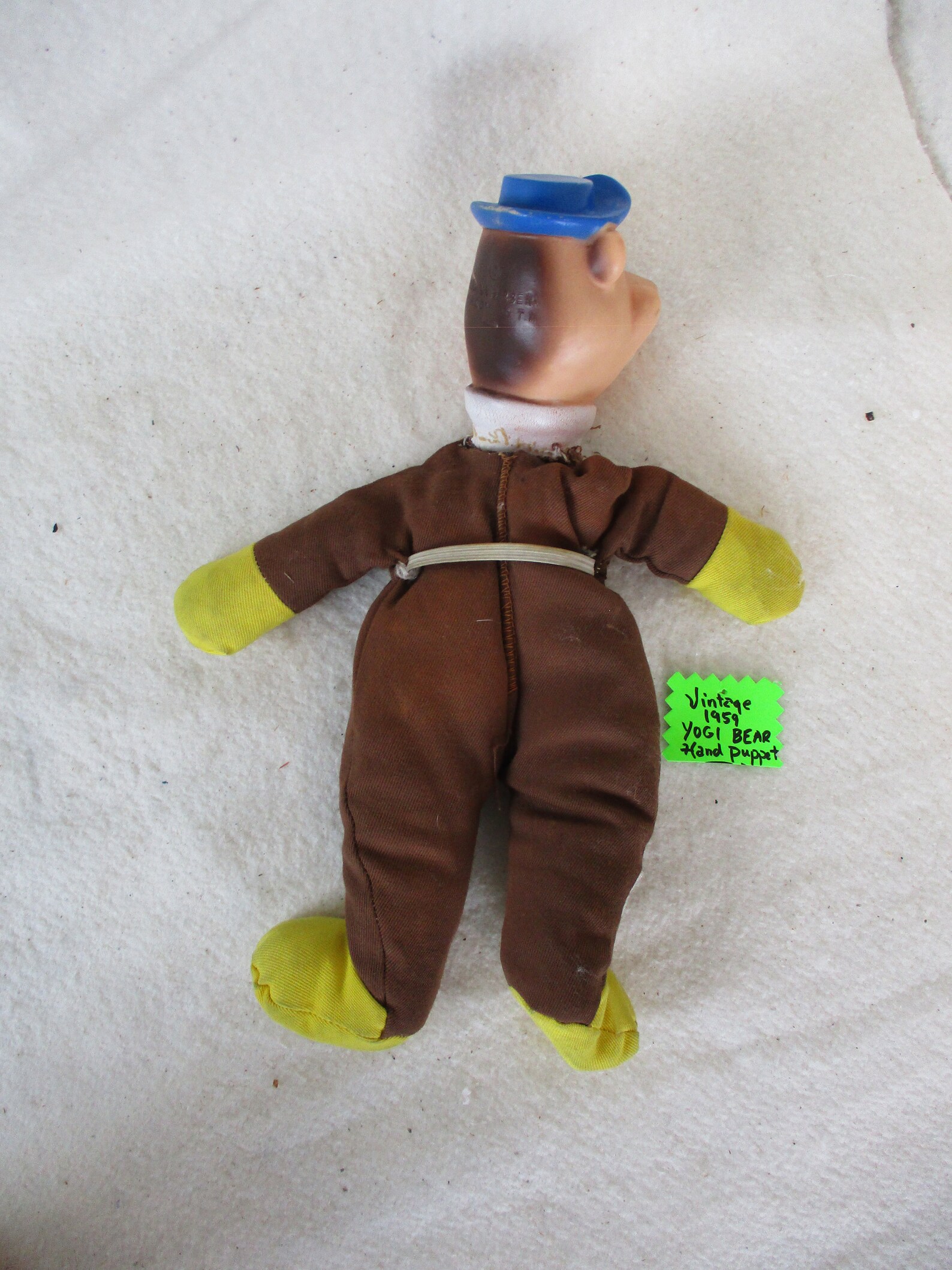 Yogi Bear Hand Puppet Hanna Barbara Puppet Yogi Figurine Etsy