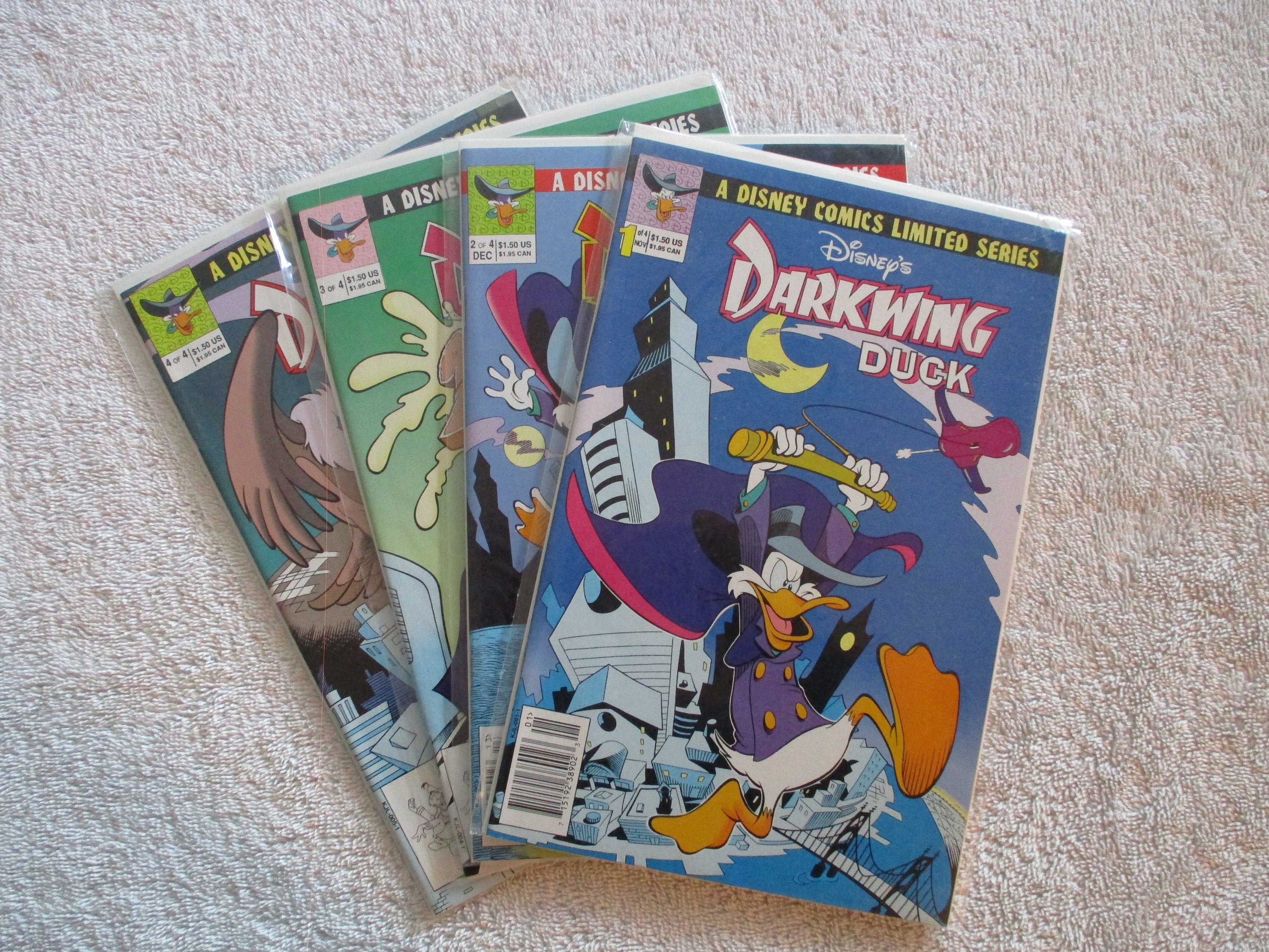 Darkwing Duck, Disney Comics, Walt Disney Company, Comics, Limited Series, 1991 - Etsy Darkwing Duck, Disney Comics, Walt Disney Company, Comics, Limited Series, 1991 - Etsy