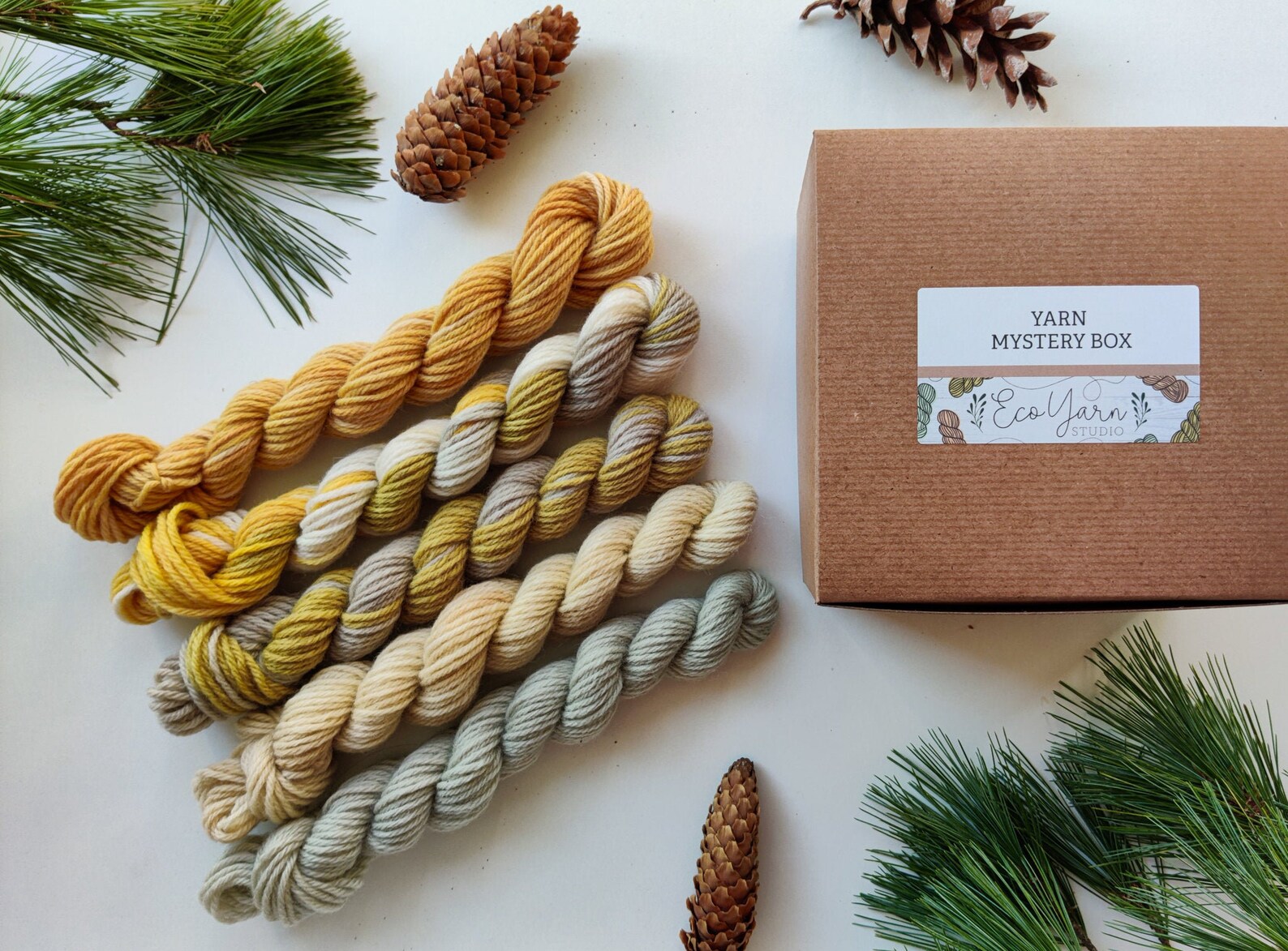 Yarn MYSTERY BOX for knitting crochet weaving gift box Etsy