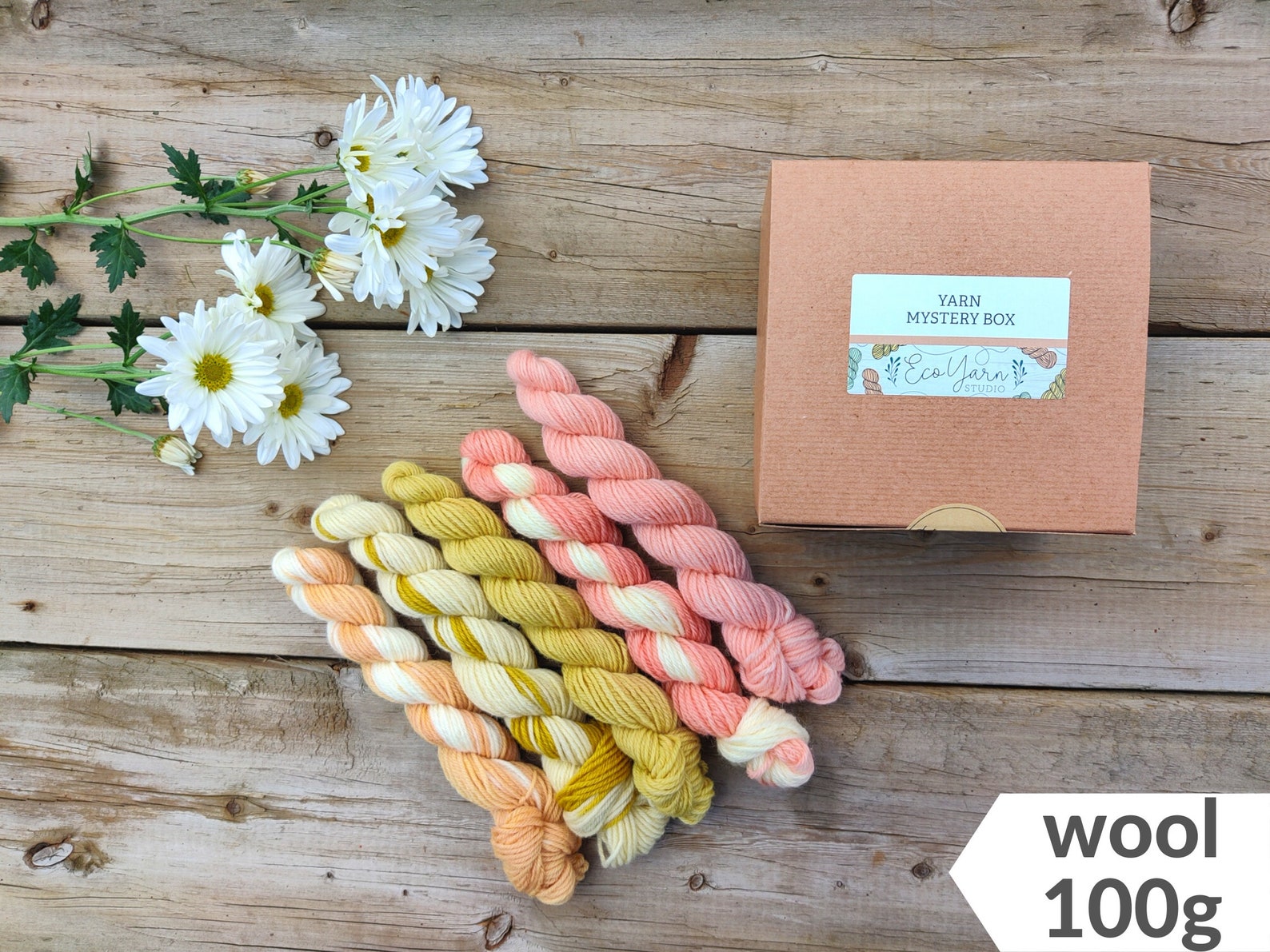 Yarn MYSTERY BOX for knitting crochet weaving gift box Etsy