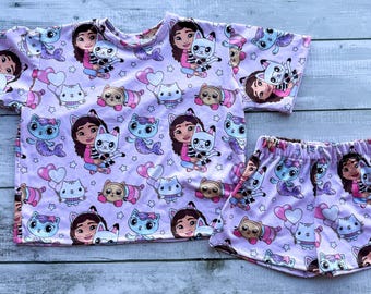 Juego de salón para casa de muñecas de Gabby