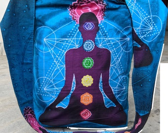 Bolso De Algodón Estampado Chakra