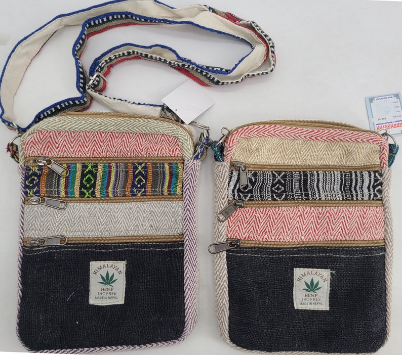 Himalayan Hemp Mini Bag Etsy