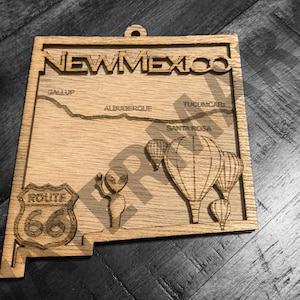 New Mexico, Route 66, Route 66 SVG, Route 66 Ornament & Non-Ornament, Route 66 Laser file