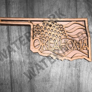 Oklahoma State Bundle, Cut Files, State Bundle svg File, Cricut cut files, Oklahoma state clip art (ai, dxf, eps, lightburn, pdf, svg)