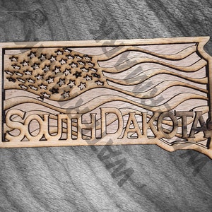 South Dakota Bundle, Schnittdateien, Cricut Schnitt Dateien, South Dakota Clip Art (ai, dxf, eps, lightburn, pdf, svg)