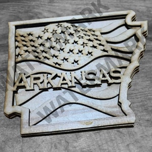 Arkansas State Bundle, Cut Files, State Bundle svg File, Cricut cut files, Arkansas state clip art (ai, dxf, eps, lightburn, pdf, svg)