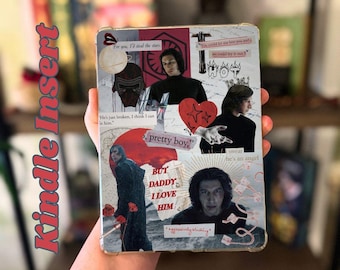 kindle insert | Kylo Ren Laminated - Star Wars, Booktok, Ben Solo, Bookworm Gifts
