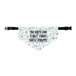 Funny Pet Bandana Collar for Dogs, Cute Dog Accessory, Gift for Dog Lovers, Dog Costume for Parties, Pet Fashion Statement