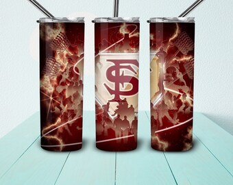 Tumbler Wrap for Semis FSU, Florida State Tumbler Designs