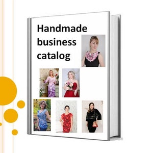 Katalog firm rękodzielniczych, katalog produktów rzemieślniczych, szablon katalogu koronek szydełkowych irlandzkich, szablon katalogu, lookbook produktu