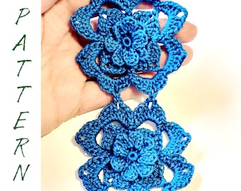 Easy Crochet Granny Square Pattern: Openwork Motif (PDF Pattern)