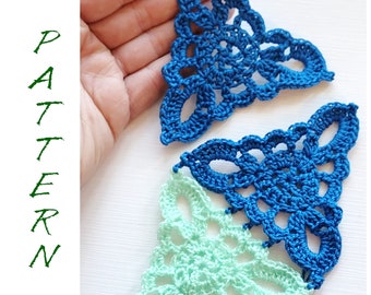 Triangle Crochet Motif Pattern: Easy Openwork Tutorial (PDF Pattern)