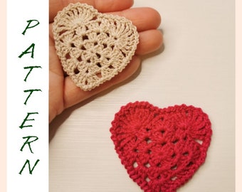 Easy Crochet Heart Pattern: Video Tutorial (PDF)