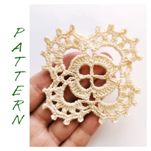 Easy Crochet Granny Square Pattern: Openwork Motif (PDF Pattern)
