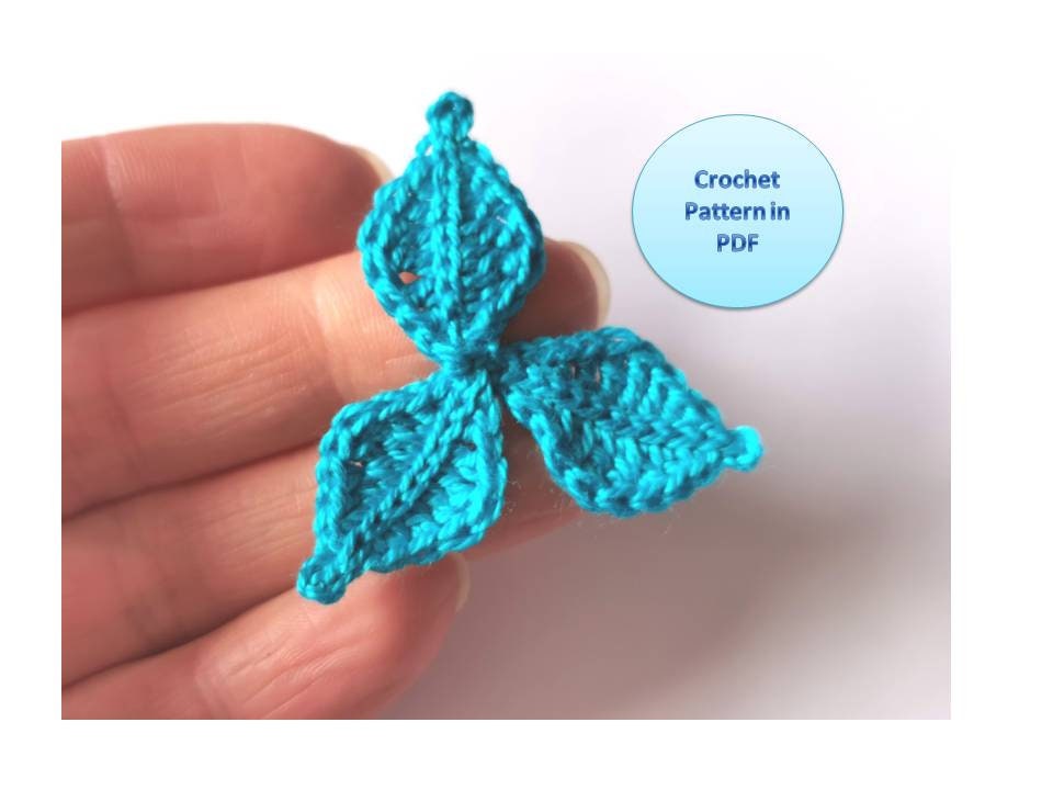 Easy Leaf Motif Crochet Pattern