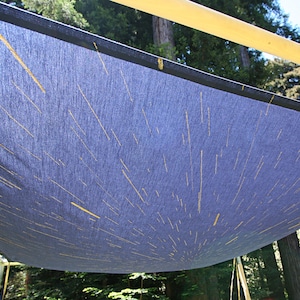 PAINTED CHUPPAH Wedding Canopy. To Infinity. Unique Chuppah Cover and Photo Backdrop