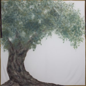 Meaningful, one-of-a-Kind Tree of Life design, Handmade Wedding Canopy PAINTED CHUPPAH / Photo Backdrop