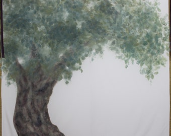 Meaningful, one-of-a-Kind Tree of Life design, Handmade Wedding Canopy PAINTED CHUPPAH / Photo Backdrop