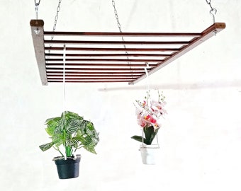 Bauernhaus Garten Leiter, Geschirrtuch Leiter, Handtuchhalter, Holz Leiter, Küchen Dekor, Dekorativer Handtuch Halter, Bauernhaus Dekor, Kräuterregal