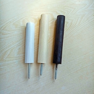 1-12&quot; Wall peg, Hat pegs, Wooden peg hooks, Wood peg hooks, Wood wall hook, Hat hooks for wall, Wood wall pegs, Wooden pegs with screws