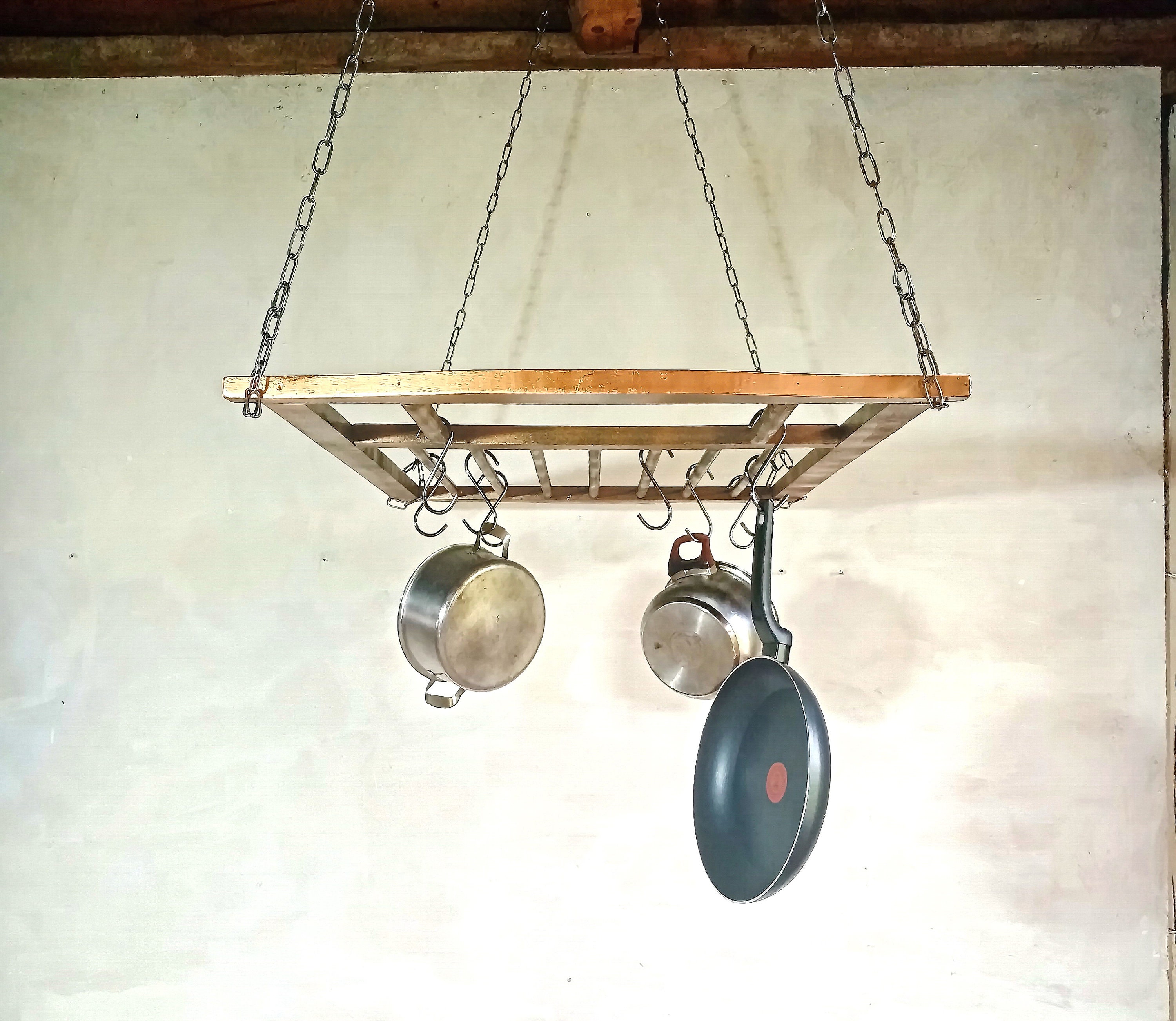 Garden Ladder Ladder Pot Rack Pot Rack Ceiling Pot and Pan Etsy