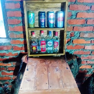 Bar wewnętrzny, Bar ścienny z drewna, Bar ogrodowy ścienny, Bar ogrodowy, Meble barowe, Drewniana szafka barowa, Szafki na alkohol, Bar rozkładany