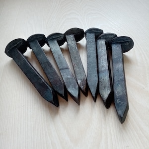 Railroad Cast Iron Spike Hook for Coat Rack Wall Hanger, Umbrellas & Bags in entryway, hallway or mudroom