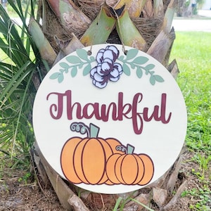 Fall door hanger, Thanksgiving, pumpkin door hanger, fall decor