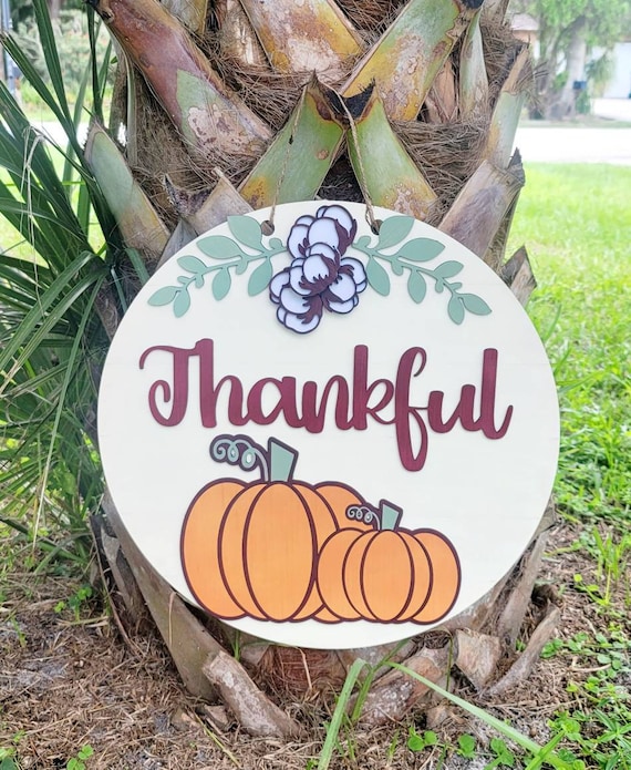 Fall door hanger, Thanksgiving, pumpkin door hanger, fall decor