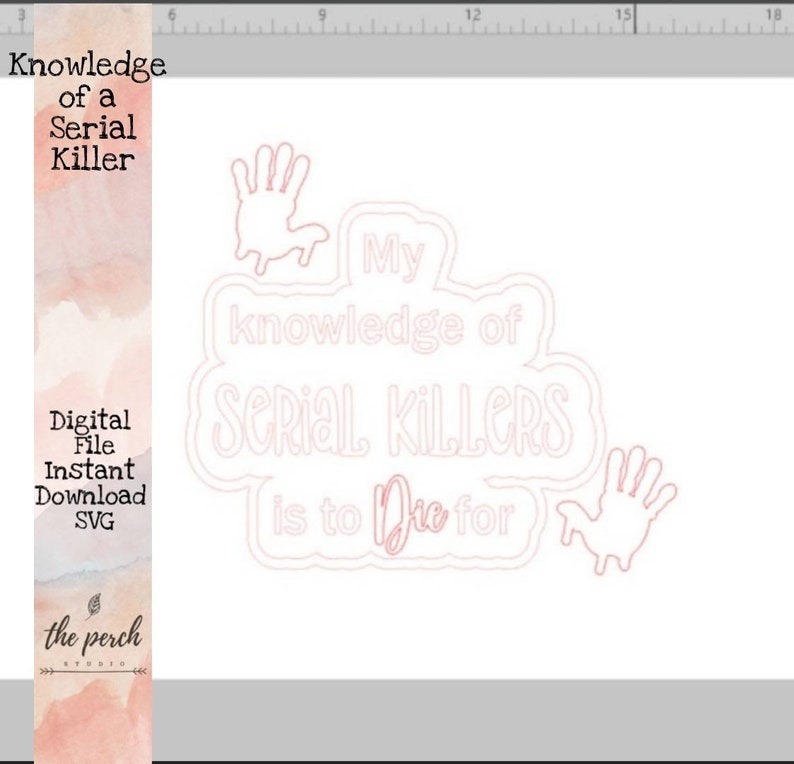 Serial Killer Door Hanger True Crime Halloween Digital Etsy