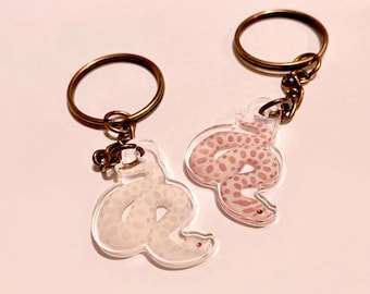 Hognose snake mini keychain