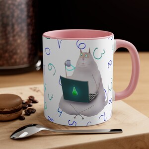 Funny Programmer Mug, Gift for Software Engineer, Coder Mug, Cat Lover Gift, Computer Programmer Cat Coffee Mug, 11oz