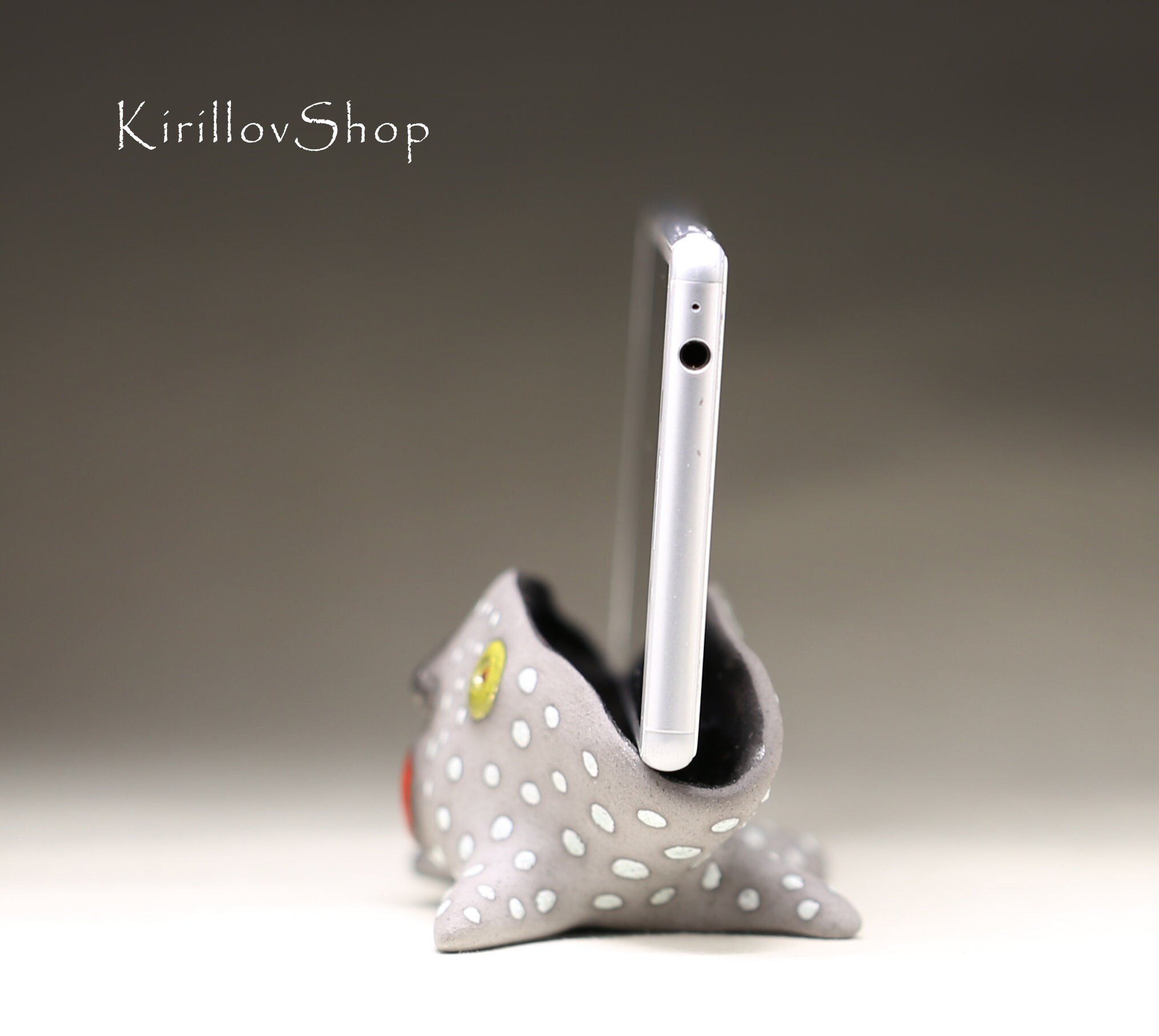 Ceramic Phone Stand Cell Phone Holder Ceramic Organizer Etsy