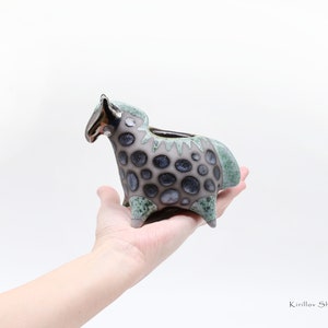 Handgemaakte keramieken plantenbak voor paarden: kleine cactuspot - OP BESTELLING GEMAAKT!
