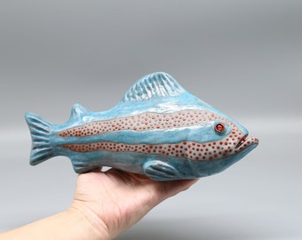 大きな陶器の魚 / 吊り下げ用の陶器の魚 / 伝統的な陶器 / 陶器の吊り