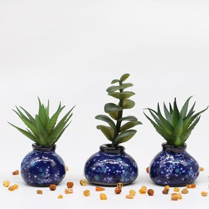 Mini Vasen für getrocknete Blumen, handgemachte Keramik, 3er Set, MADE TO ORDER